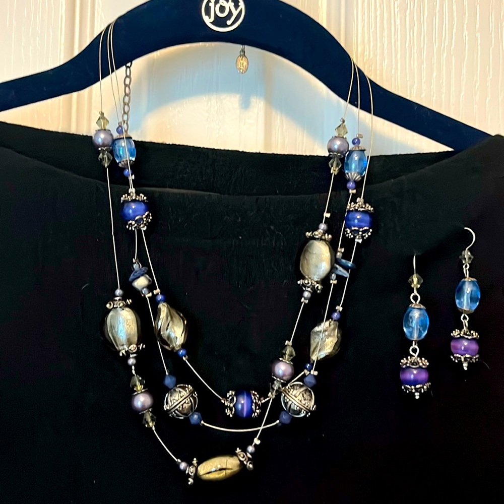 Chicos necklace and earring set.